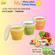 Bộ 3 cốc trữ thức ăn dặm cho bé chính hãng Fatz Baby 85ml FB0010N Màu hồng
