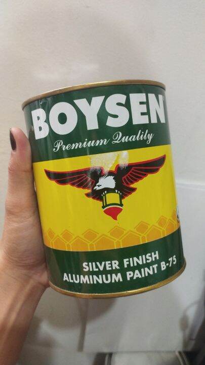 Boysen Silver Finish Aluminum / Aluminium Paint 1 Liter BS75 | Lazada PH