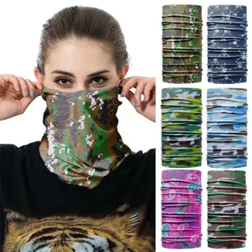 Unisex Printed Outdoor Riding Scarf Fashion Men Women Head Face Neck  Sunshade Collar Gaiter Tube Bandana Scarf Sports Headwear Scarf Dustproof  Outdoor Fishing