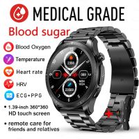 ✇❍๑ 2023 New Blood Glucose Monitor Smart Watch Men Women ECG PPG Body Temperature Blood Oxygen Heart Rate Health Sport Smartwatch