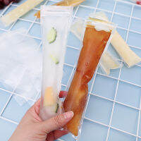 20Pcs ถุงไอศกรีมใสทิ้งแม่พิมพ์น้ำแข็งกระเป๋า Popsicle กระเป๋าสำหรับผลไม้สมูทตี้โยเกิร์ตหรือแช่แข็ง Pops ครัวเครื่องมือ