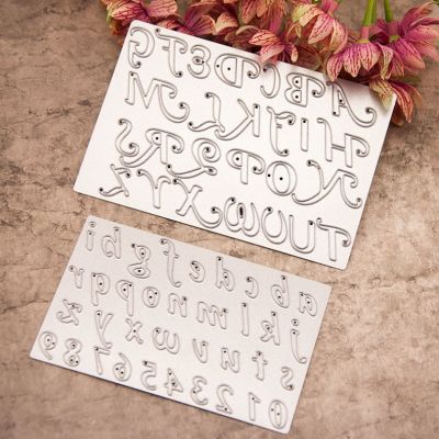 【YF】 cutting dies cut die 2 types of letters  mold Leaf strip decoration Scrapbook craft knife mould blade punch stencils