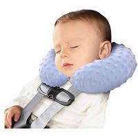 Baby Travel Pillow Toddler Soft Inflatable Neck Pillow Infant Head Neck Support Pillow Cushion for Car Seat Pushchair Airplane Train Kids Children Neck Pillow Chin Support for Boys Girls 0-8 Years Baby Pillow Baby Pillow Newborn Head ZenababyShop