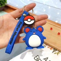 Pokemon toys Keychain Pikachu Psyduck Cleffa Jenny Turtle action figure model Pokemon toy doll kids Christmas Halloween gift