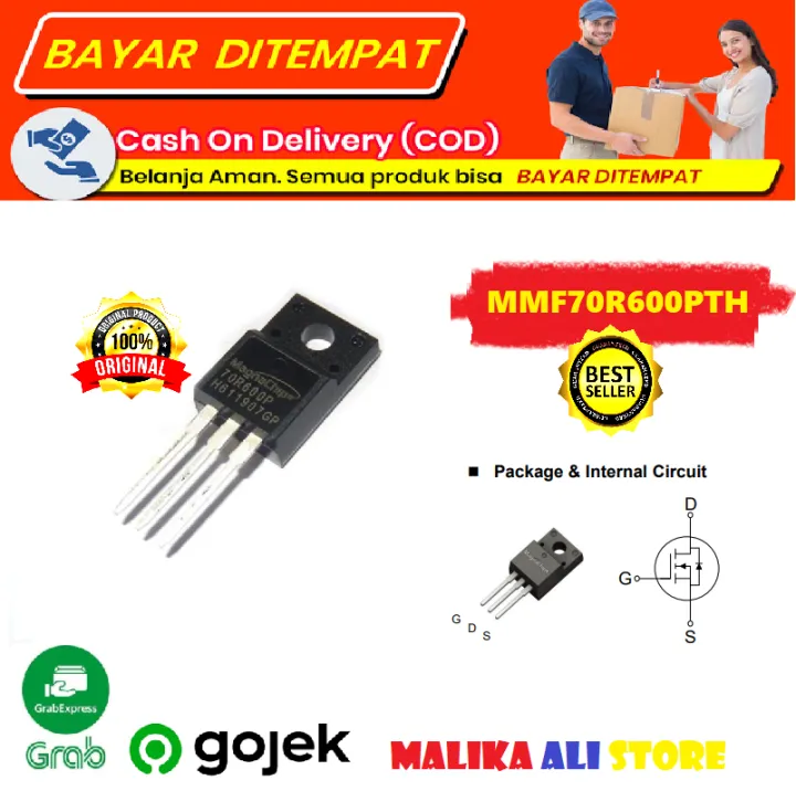 5 Pezzi MMD70R600PRH (70R600P) In TO-252 – Componenti Elettronici IC