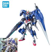 ของขวัญสำหรับเด็ก Bandai อนิเมะกันดั้มของแท้ตุ๊กตาขยับแขนขาได้1/100 00กันดั้มเจ็ดดาบ/กรัมของเล่นชิ้นส่วนแบบจำลอง