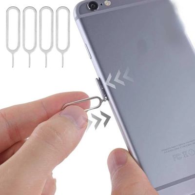 5pcs Slim Sim Card Tray Pin Eject Removal Tool Needle Opener Ejector For Most Smartphone Card Cutter Pin Opener Removal Tools