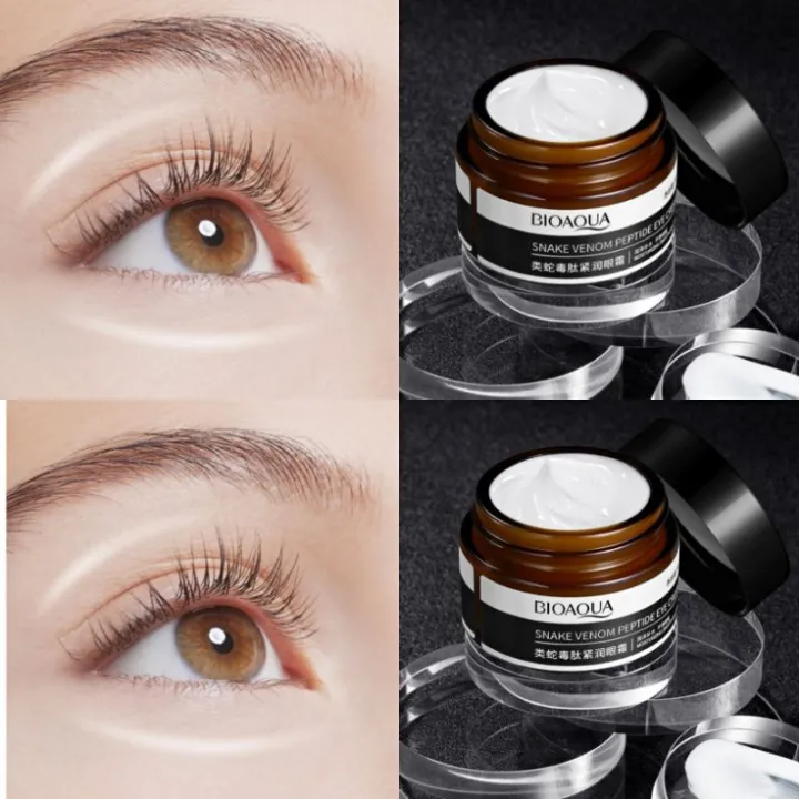 BIOAQUA Snake Venom Peptide Eye Cream Remove Eye bags Anti wrinkles ...