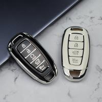 hot【DT】 3/4/5 Buttons Car Cover Keychain for I30 Ix35 KONA Encino Azera Grandeur Ig Fe Palisade