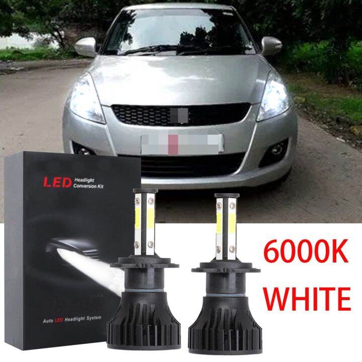 ชุดไฟหน้าฮาโลเจน-led-6000k-2010-6008-2016-แบบเปลี่ยน-สําหรับ-suzuki-swift-2008-2016-2pcs