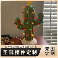 [COD] Cross-border independent station hot style resin ornaments CeramicChristmasCactus cactus decorations