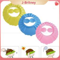 J-BRITNEY หมวกอาบน้ำเด็กเครื่องป้องกันหูกันน้ำปรับ Pelindung Mata ได้,หมวกแชมพูสระผมหมวกอาบน้ำป้องกันผม