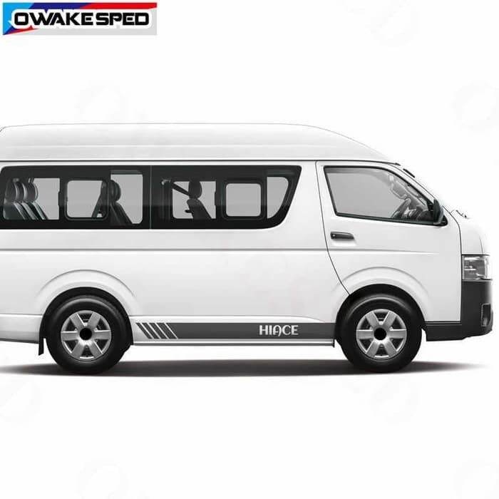 stiker hiace sticker mobil hiace stripe body samping premium Lazada