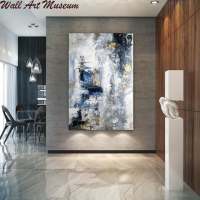 Modernabstracte Olieverf ผ้าใบ Abstracte Geweven โปสเตอร์ Cuadros Muur Art Foto S Voor Woonkamer การตกแต่งบ้าน1ชิ้นมีกรอบด้านในหรือไร้กรอบ (การปรับแต่งมีผ้าใบวาดภาพและกรอบ)