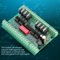 ตัวแปลงระดับ8ช่องสัญญาณ Npnpnp เป็น NPN 5V/24V ช่องสี่เหลี่ยมการแปลงสัญญาณโมดูลตัวแปลงระดับ10MHZ