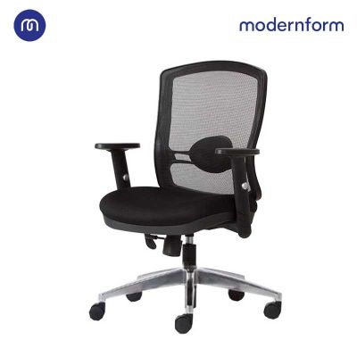 Modernform เก้าอี้เพื่อสุขภาพ เก้าอี้ผู้บริหาร เก้าอี้สำนักงาน เก้าอี้ทำงาน เก้าอี้ออฟฟิศ เก้าอี้แก้ปวดหลัง  รุ่น  GT07 ระบบโยกแบบซิงโครไนซ์  ปรับความสูงความหนืดได้  สีดำ