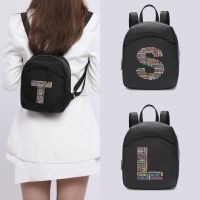 2022 Fashion Women Mini Backpack Multifunction Small Backpacks Casual Simple Text Printing Student Bookbags Travleing  Rucksack 【AUG】