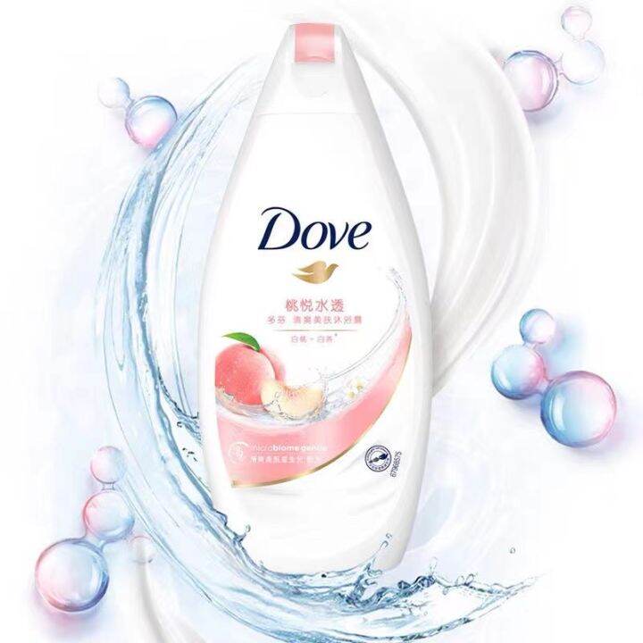 Dove Go Fresh White Peach x White Tea Body Wash 200ml ไวท์พีช x ไวท์ชา