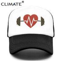 【KFAS Clothing Store】 CLIMATE GYM ฟิตเนสกีฬาหมวก Trucker หมวกผู้ชาย Dumbbell Barbell แฟนหมวกตาข่ายหมวก Body Building กล้ามเนื้อกีฬาหมวกหมวกสำหรับผู้ชาย