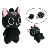 Usb Pendrive Cartoon Black Cat Usb Flash Drive et 4GB 8GB 16GB 32GB 64GB 128GB 256GB USB 2.0 Pen Drive Usb Memory Stick U Disk