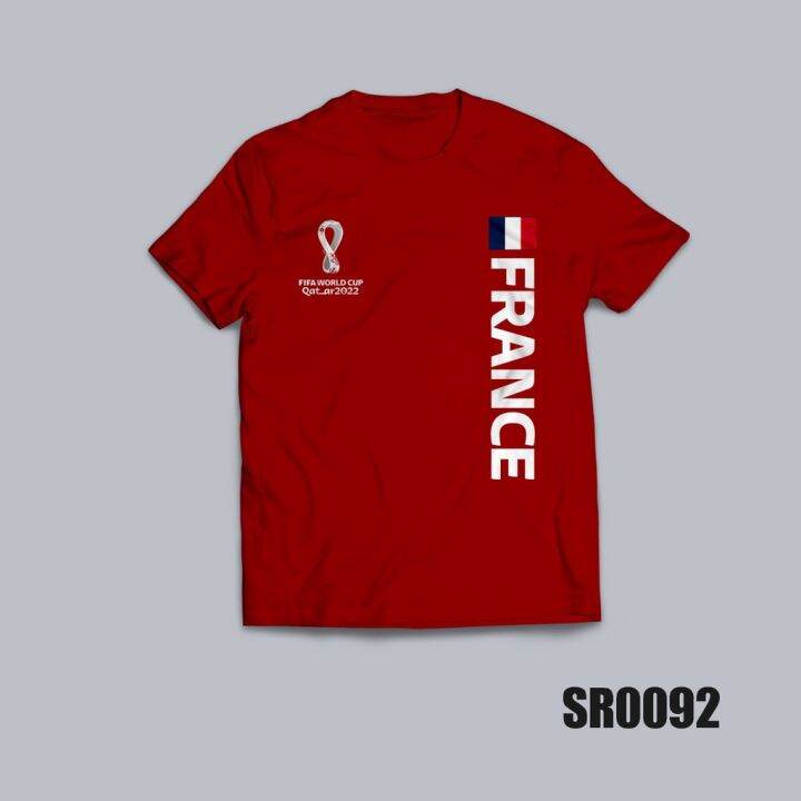 เสื้อยืด-พิมพ์ลาย-qatar-world-cup-2022-team-france-สีดํา-และสีขาว-สีแดง-สําหรับผู้ชาย-และผู้หญิง-ไซซ์-xs-6xl