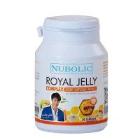 อาหารเสริม  NUBOLIC  นมผึ้งหมาก  Royal Jelly Complex   40  เม็ด รอยัลเจลลี่  เข้มข้น 1650 mg   อาหารเสริมนมผึ้ง หมาก   นมผึ้งนูโบลิค