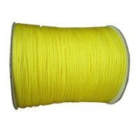 【YD】 1mm Lemon Rattail Braid Cord 350m/Roll Jewelry Accessories Thread Macrame Rope  Beading String