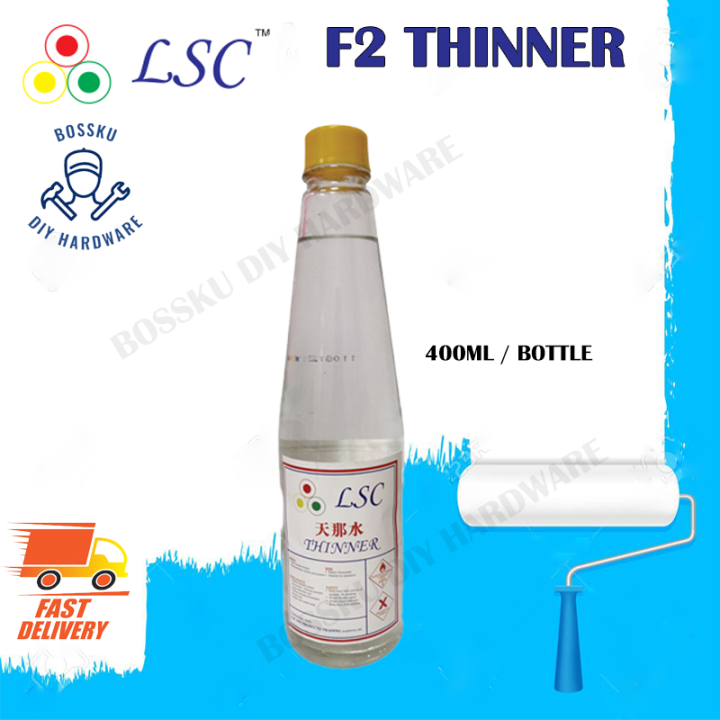 LSC Thinner (400ML) Glass Bottle BOSSKU Lazada