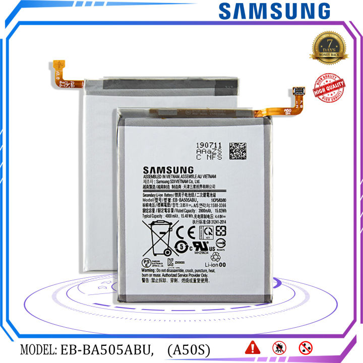 แบตเตอรี่-ใช้ได้กับ-original-battery-for-samsung-galaxy-a50s-4000mah-eb-ba505abu-4000mah-มีประกัน-6-เดือน