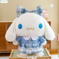 Blueblue Cinnamoroll ตุ๊กตาหนานุ่ม S ตุ๊กตาหนานุ่มที่สมจริงตุ๊กตาสตัฟขนนุ่มสบายผิวเป็นมิตรสำหรับเด็กคอลเลกชันตกแต่งของขวัญเด็กผู้หญิง