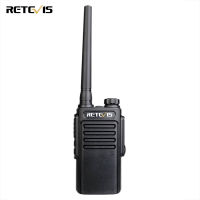 Retevis วิทยุสองทาง RT647,วิทยุสองทางแบบชาร์จได้ฟรีมีใบอนุญาต IP67 PMR446สีดำ