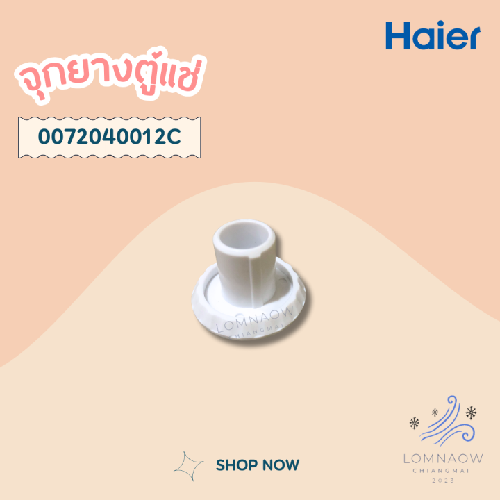HAIER 0072040012C จุกยางปิดรูน้ำทิ้งตู้แช่ไฮเออร์ (DRAIN PLUGPVC9H