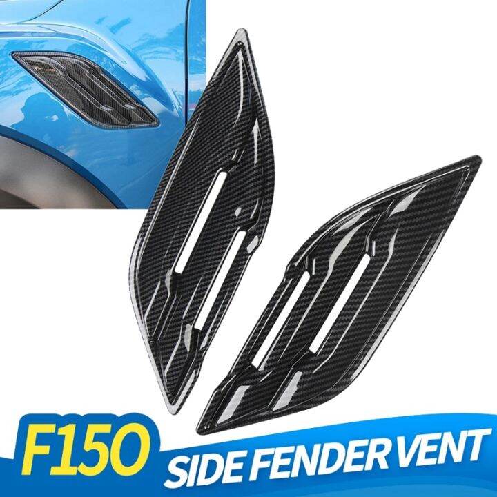 carbon-fiber-car-fender-air-outlet-side-vent-cover-trim-sticker-for-ford-raptor-f150