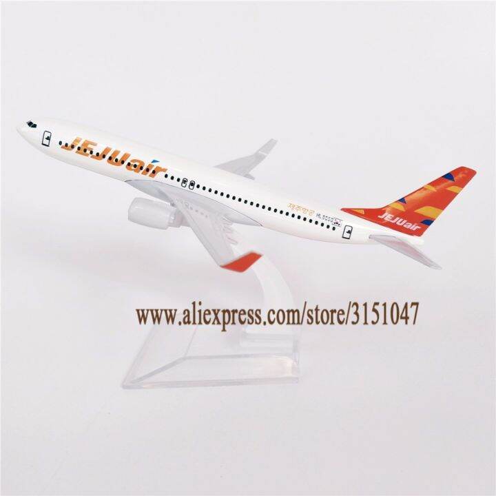 16cm Korean JEJU Air Airlines Boeing 737 B737800 Airline Airplane