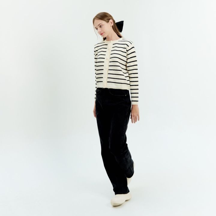 striped-knit-cardigan