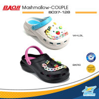 Baoji Collection บาโอจิ รองเท้าแตะ รองเท้าลำลอง รองเท้าแฟชั่น มี 2 สี W Mashmallow-COUPLE B037-128 (640)