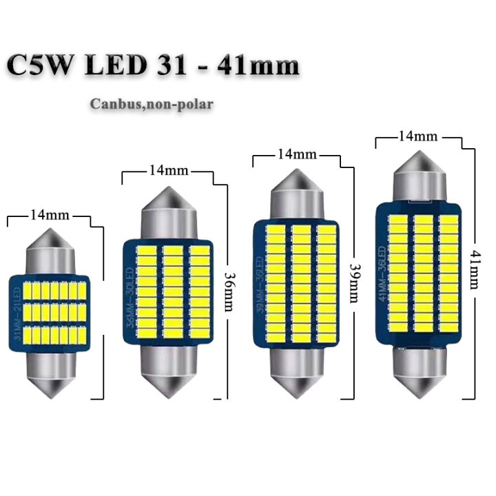 10ชิ้นรถยนต์-c5w-พู่ห้อยหลอดไฟ-led-c-an-bus-31มิลลิเมตร36มิลลิเมตร39มิลลิเมตร41มิลลิเมตร12โวลต์7000พันสีขาวอัตโนมัติภายในโดมลำต้นไฟป้ายทะเบียนโคมไฟ