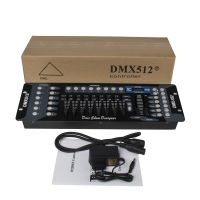 Laquitalo คอนโซลควบคุมไฟเวที DMX DMX512คอนโซลควบคุม192 DMX สำหรับไฟดีเจเวทีปาร์ตี้แผงควบคุมดิสโก้อุปกรณ์ควบคุม