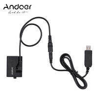 Andoer ACK-E10 5V USB Dummy DC Coupler (เปลี่ยนสำหรับLP-E10) ใช้งานร่วมกับแคนนอนEOS Rebel T3/T5/T6/T7/T100/Kiss X50/Kiss X70/1100D/1200D/1300D/2000D/4000D