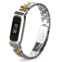 สายนาฬิกากําไลสแตนเลสสำหรับ Fitbit Luxe สายสายนาฬิกาสำหรับ Fitbit สายรัดข้อมือสำหรับ Fitbit Luxe ใหม่สายรัดข้อมือสายคาดประดับ