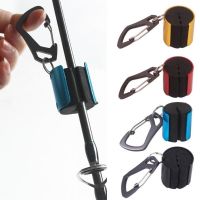 Wearable Fishing Rod Holder Clip with Keychain Fly Tackle Accessories Assistant Tools