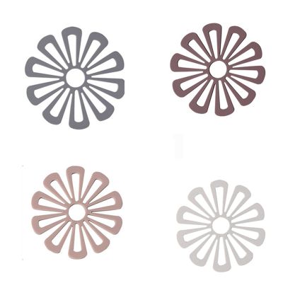 12Pcs Kitchen Pot Mat Flower Shape Pot Holders for Hot Pots and Pans Holder Coasters Hot Pad for Dishes