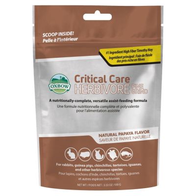 Oxbow critical care find grind-herbivore 100g