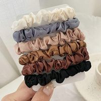 6 Colours Set Elastic Ties Hair Silk Satin Scrunchie Ponytail Ropes Accessories Hair Bands For Women Korean Hair Accessories New Hair Accessories