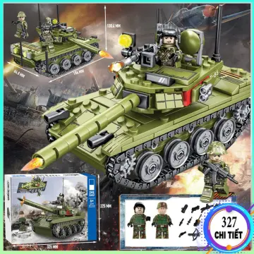 Lắp ghép Siêu Xe Tăng Tank Pz Kpfw II Ausf L Luchs Đức Quốc Xã Đồ chơi Xếp hình  Mô hình WW2 100100  BrickcoBrick