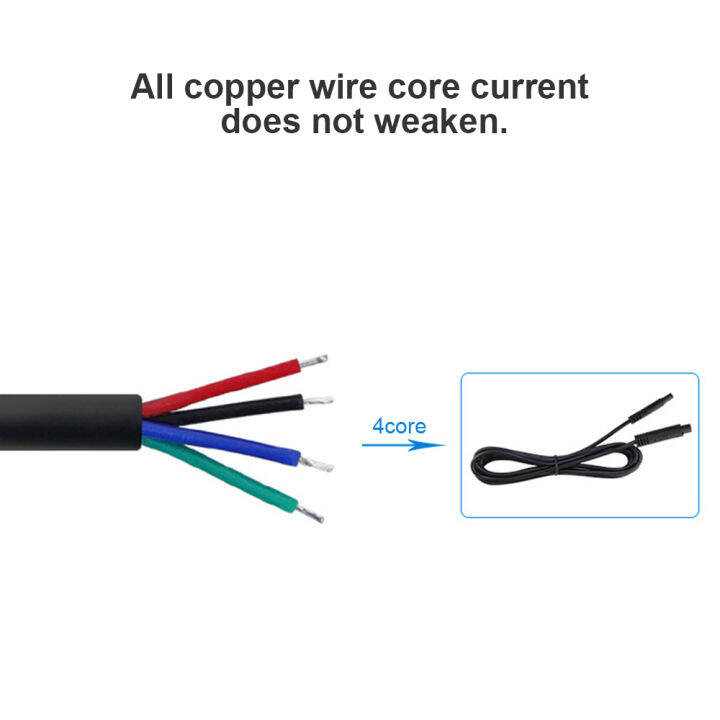 300เซนติเมตร-400เซนติเมตร-500เซนติเมตร12โวลต์4pin-รถกล้องมองหลังขยายสายเคเบิ้ลขับรถบันทึกเคเบิ้ล