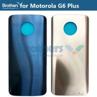 ซองเก็บแบตเตอรีสำหรับ Motorola Moto G6 Plus ประตูแบตเตอรี่ฝาหลังสำหรับหลังกระจก XT1926 Moto ฝาหลังด้านหลังอะไหล่โทรศัพท์ใหม่