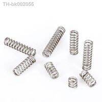 ✵♞✎ 304 stainless steel spring compression spring wire diameter 0.4x4x10mm Maintenance spring 50pcs