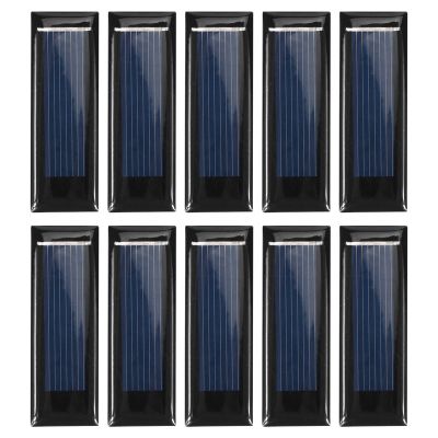 10Pcs Mini Solar Panel New 0.5V 100mA Solar Cells Photovoltaic panels Module Sun Power battery charger DIY 53*18*2.5mm