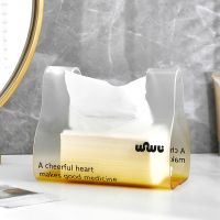 Modern Style Simple Acrylic Tissue Boxes Home Decorliving Room Table Ornaments Napkin Holder Desktop Accessories For Interior